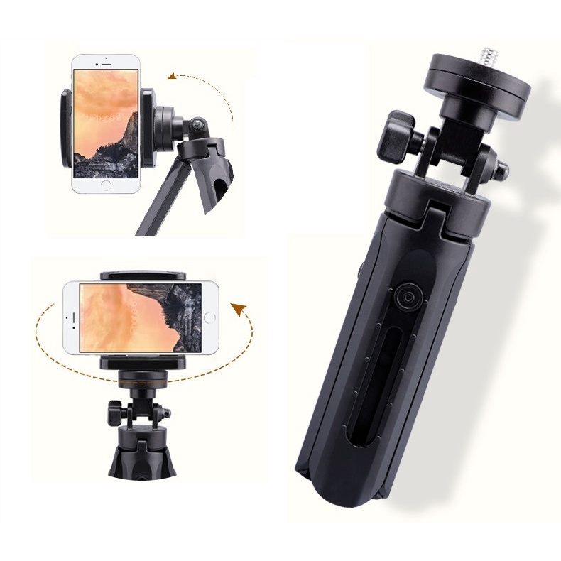 Siêu PhẩmGậy Tripod Support 3 Chân Tự Sướng Chụp Hình Selfie Kèm Nút Bluetooth Tripod Support