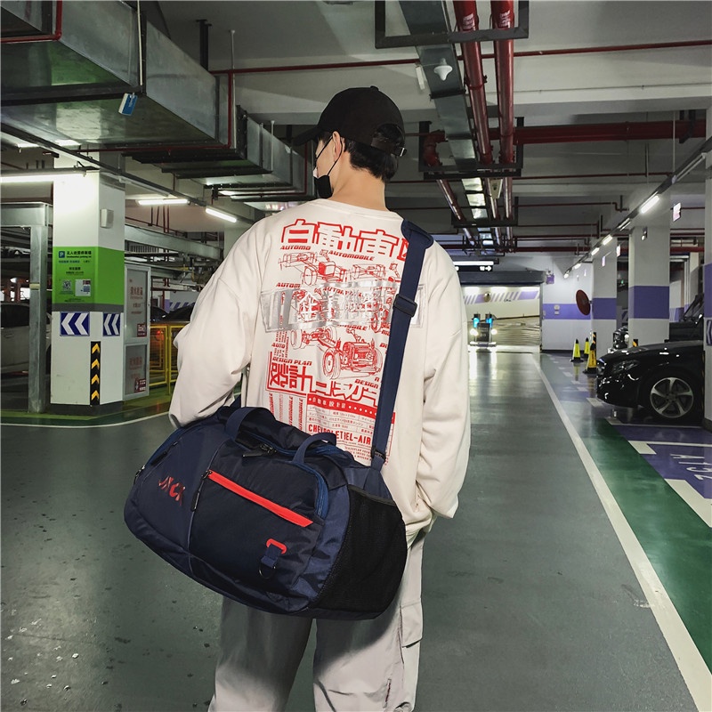 Túi du lịch đeo vai sức chứa lớn siêu nhẹ thiết kế thời trang