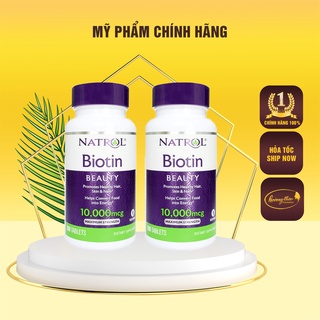 VIÊN UỐNG MỌC TÓC BIOTIN 10000mcg MỸ (90v/hộp)