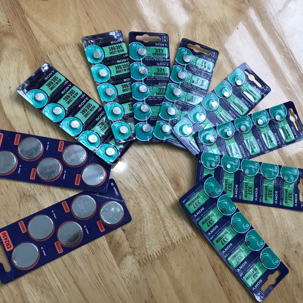 Pin nút Sony CR2430 Lithium 3V - Vỉ 1 viên Pin nut Sony SR 621SW , 626SW 416SW