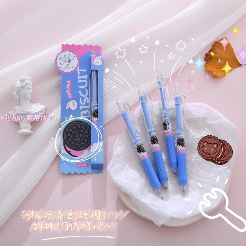 1 Bút Mực Gel Ngòi 0.5mm Hình Chữ Z Dễ Thương Sáng Tạo Dành Cho Học Sinh