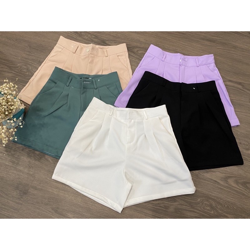 Quần Short Nữ Gập Gấu Cá Tính Nhiều Màu Missgirl