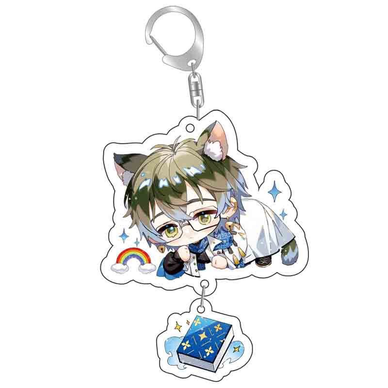 ( TREO THẢ ) Móc khóa in hình LUXIEM VTUBER anime chibi mica trong acrylic