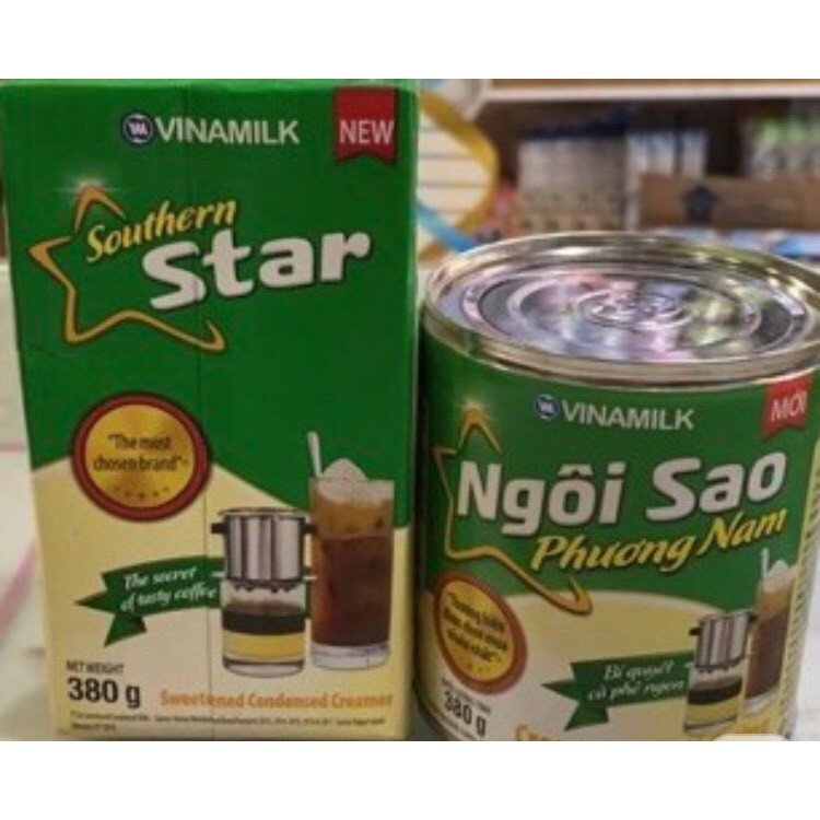 Sữa đặc Ngoi Sao Phương Nam Vinamilk Thung 24 Hộp Giấy 380gr Chinh Hang 4 000đ