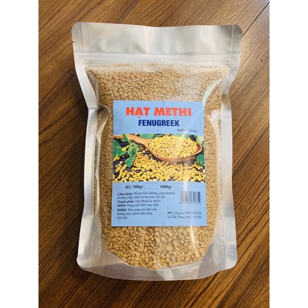 Hạt Methi Ấn Độ gói 1kg
