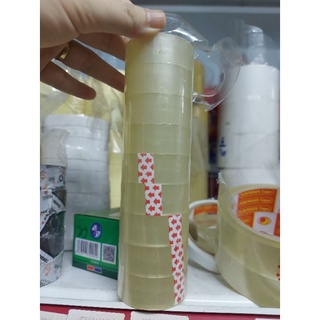 Băng keo trong 1 phân/2p/keo đục 5p/keo đen