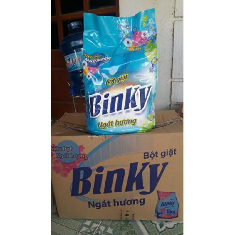 bột giặt binky ngát hương túi 2,4kg