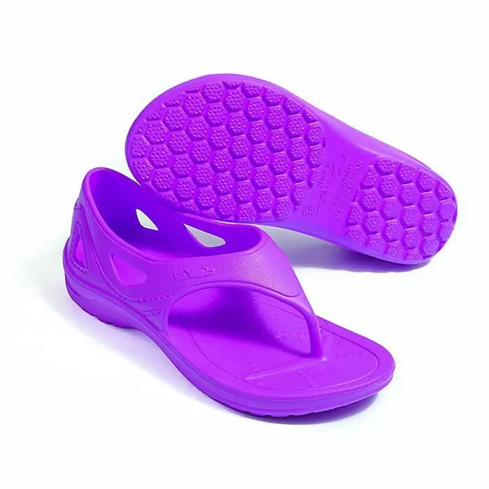 Dép chạy bộ có quai hậu unisex Y-SANDAL RUNNING HEEL COVER (Trắng, Tím, Đỏ, Đen)