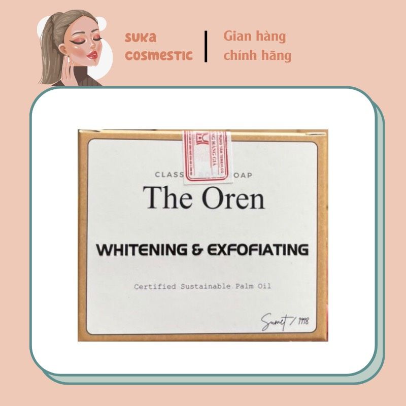 Xà Bông Truyền Trắng The Oren Soap-Dưỡng Trắng da, Mờ Thâm, Đều Màu Da