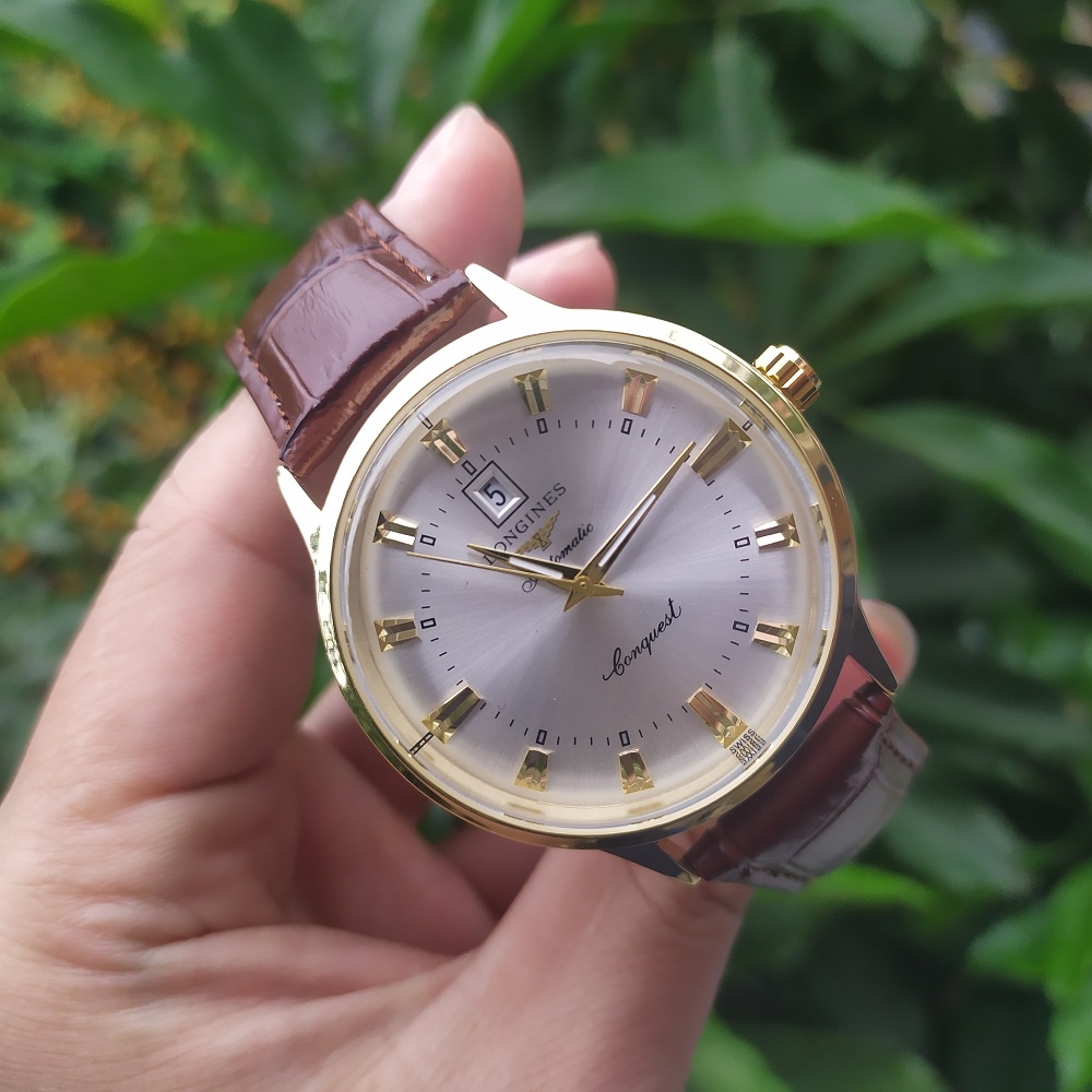 Đồng hồ nam Longgines dây da cao cấp | BigBuy360 - bigbuy360.vn