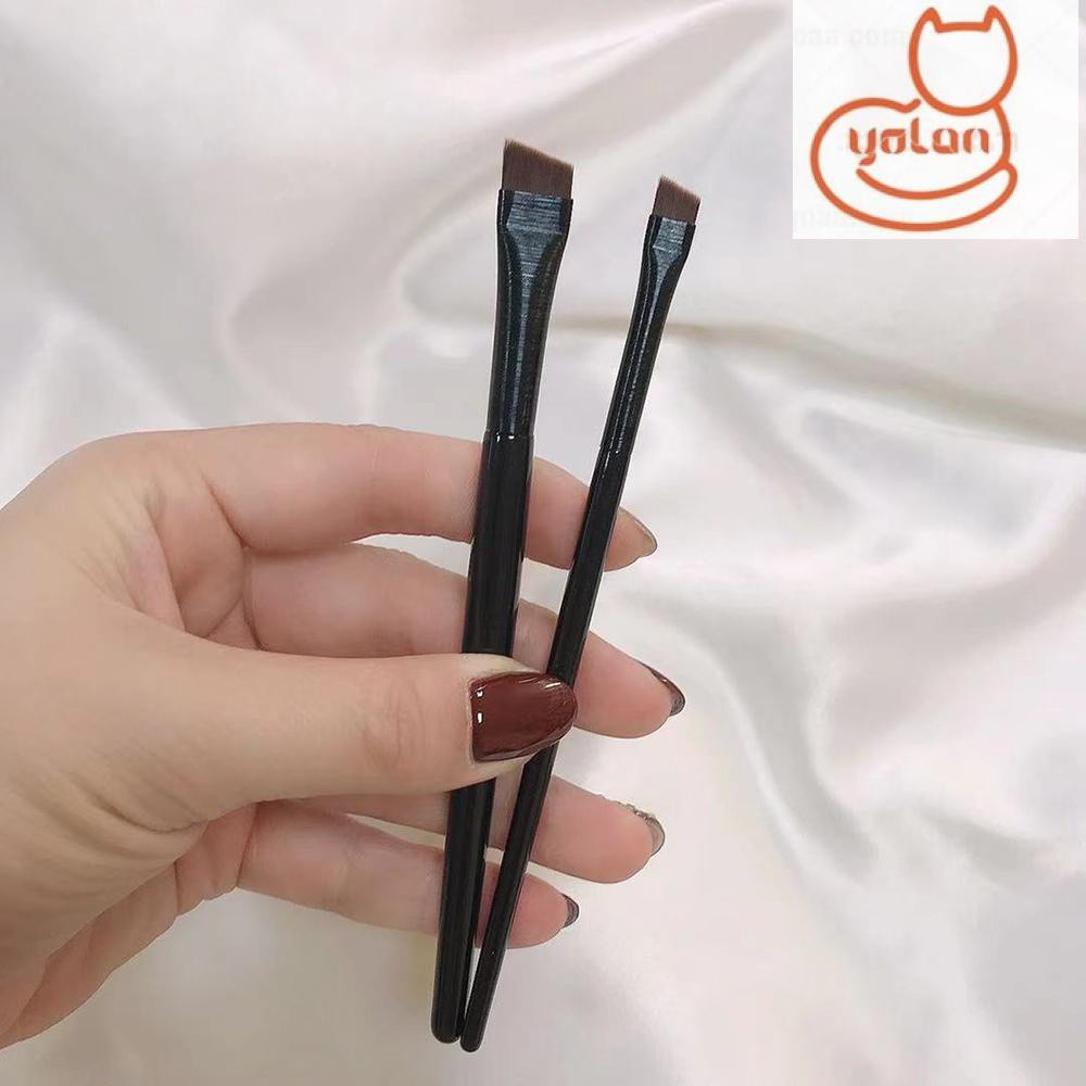 [Hàng mới về] Set 1 / 2 Cọ Trang Điểm Lông Mày / Kẻ Mắt / Tạo Khối Bằng Sợi Tổng Hợp Thiết Kế Cao Cấp 2021