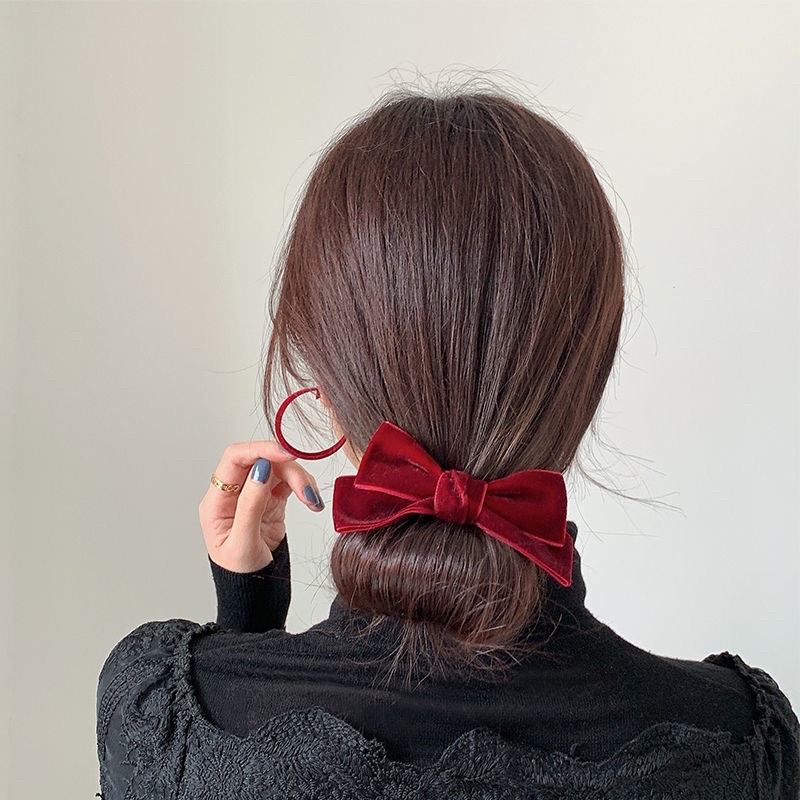 Dụng cụ búi tóc củ tỏi cuộn tóc vặn xoắn hình nơ, công cụ quấn tóc phụ kiện tóc Hàn Quốc dành cho cô nàng xinh xắn