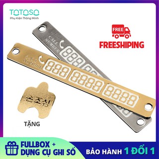 [Nhập mã TOTOTHE giảm 10k] Thẻ đậu xe tạm thời dạ quang ban đêm + Tặng 1 dụng cụ gỡ số | Totoso