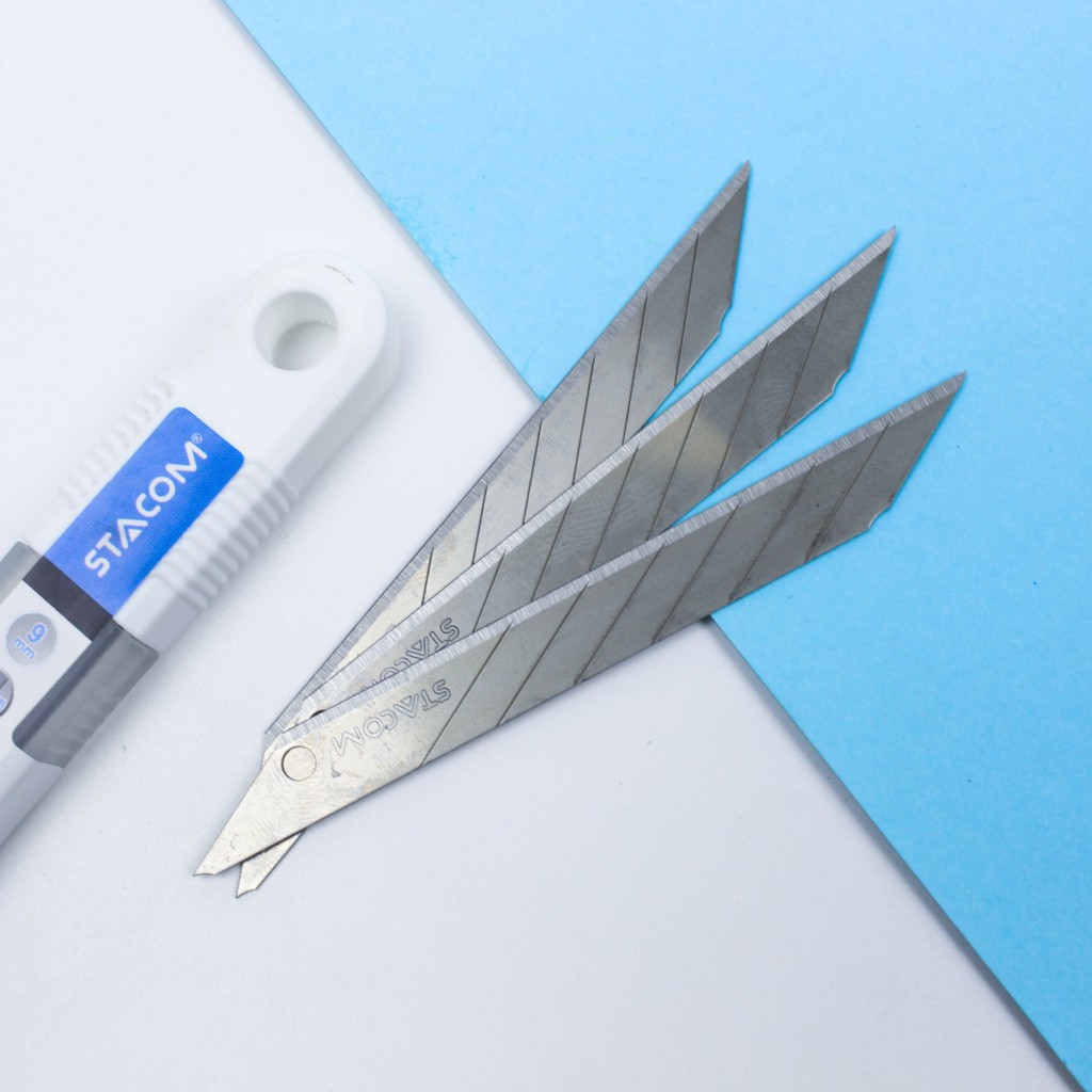Lưỡi dao rọc giấy cỡ nhỏ Stacom E3009 (30 độ)