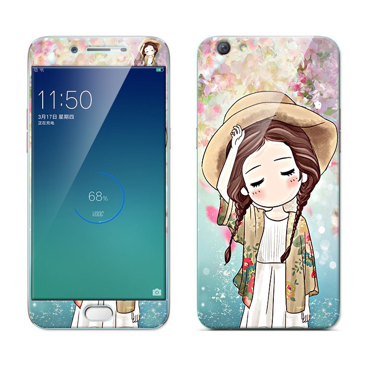 Ốp dẻo 3D + Kính cường lực Full cho OPPO F1S (A59)