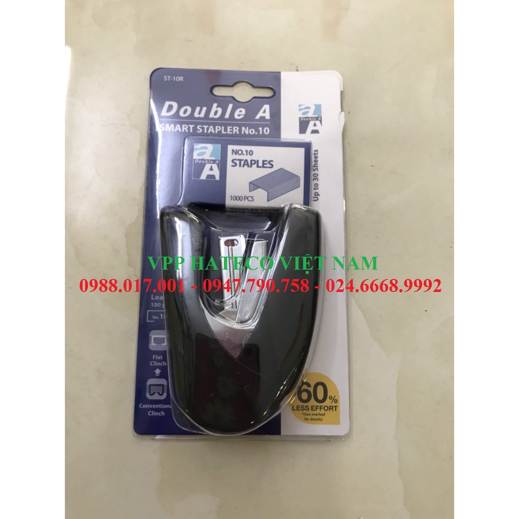 Dập ghim trợ lực Double A Thái Lan ST10R, 30 tờ - Dập ghim thông minh