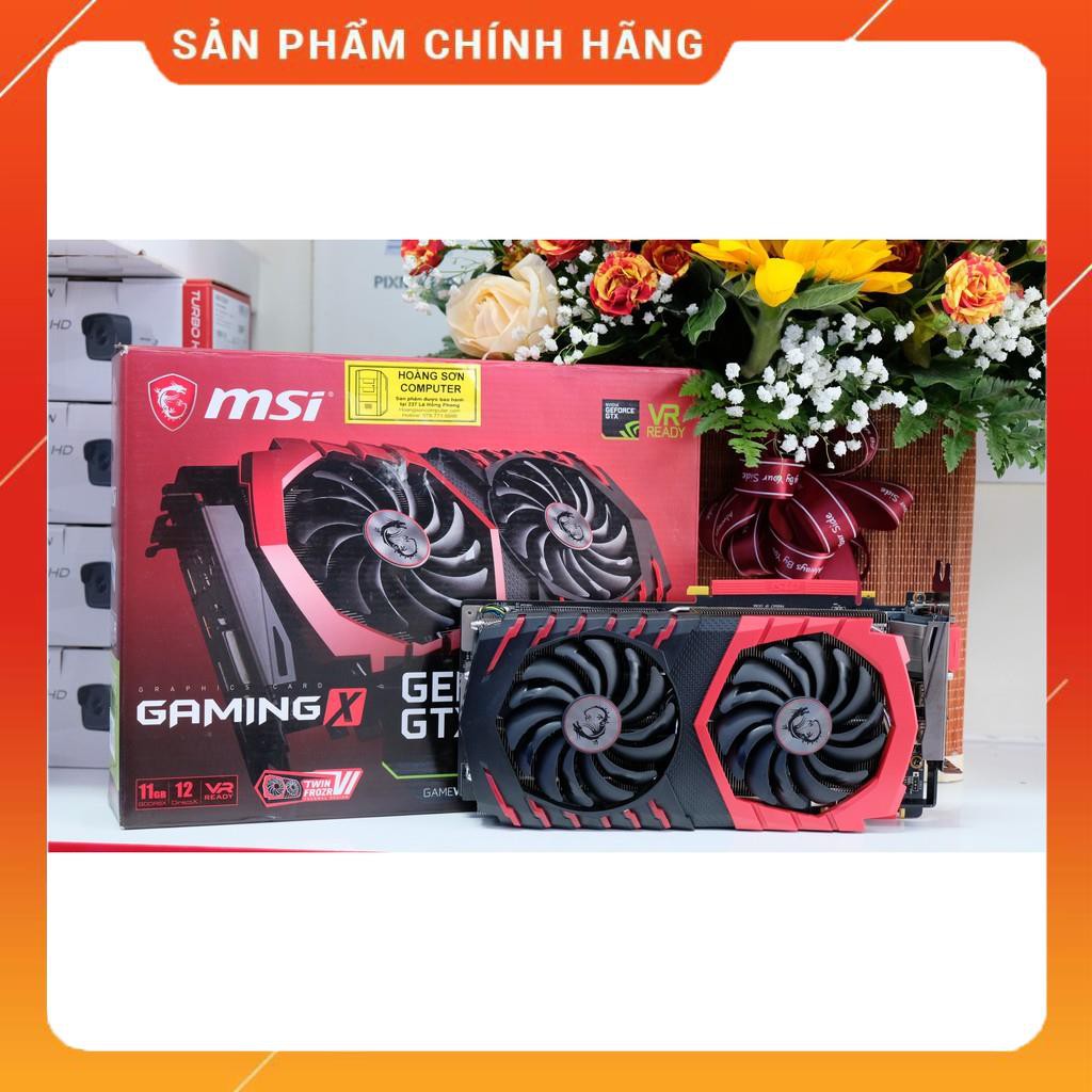 Card màn hình Vga MSI GTX 1080Ti Gaming X11G - Hàng chính hãng