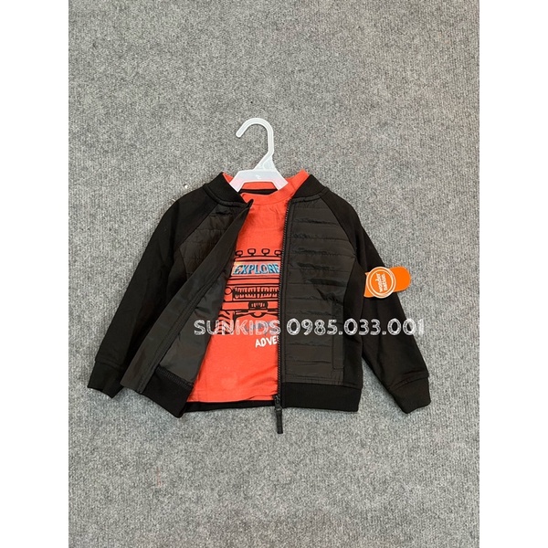 Set thu đông bé trai xuất xịn bomber kèm áo phông