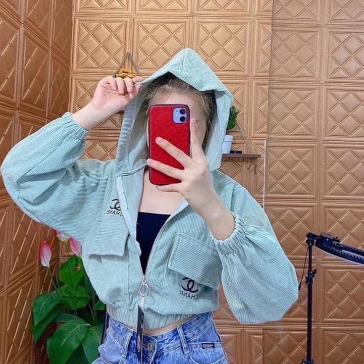 Áo Khoác Bomber Nhung Thêu Chữ HOAITHU654 | BigBuy360 - bigbuy360.vn