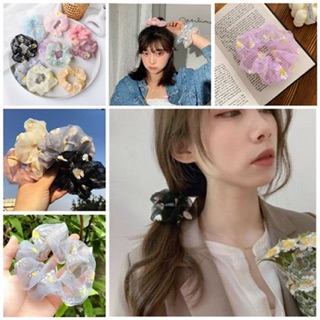 SCRUNCHIES DÂY BUỘC TÓC VOAN, NƠ BUỘC TÓC KẺ, CỘT TÓC LỤA