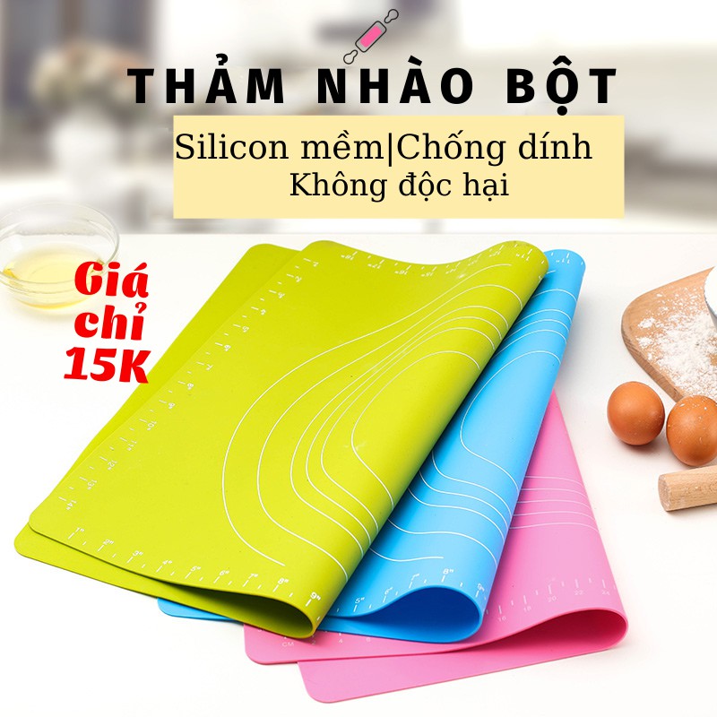 Thảm Nhào Bột Thảm Lót Nướng Silicon Su..Home