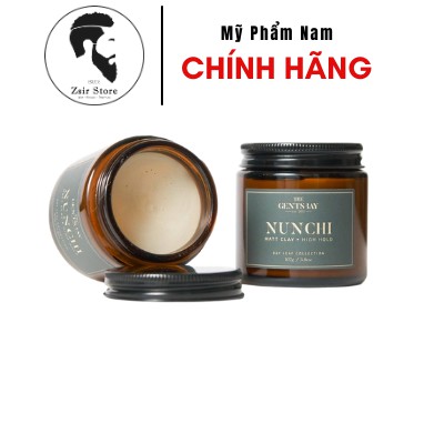 Sáp Wax vuốt tóc The Gents Bay Nunchi (107g) Clay Wax (Bay Leaf Collection)