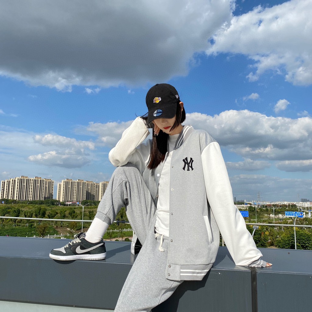 [Babe I'm Real] Áo bomber Jackets N.Y Basic FW21 ( Full Tag, mac,... ) | BigBuy360 - bigbuy360.vn