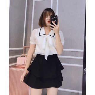 Áo Sơ Mi Kiểu Thắt Nơ Chất Đẹp