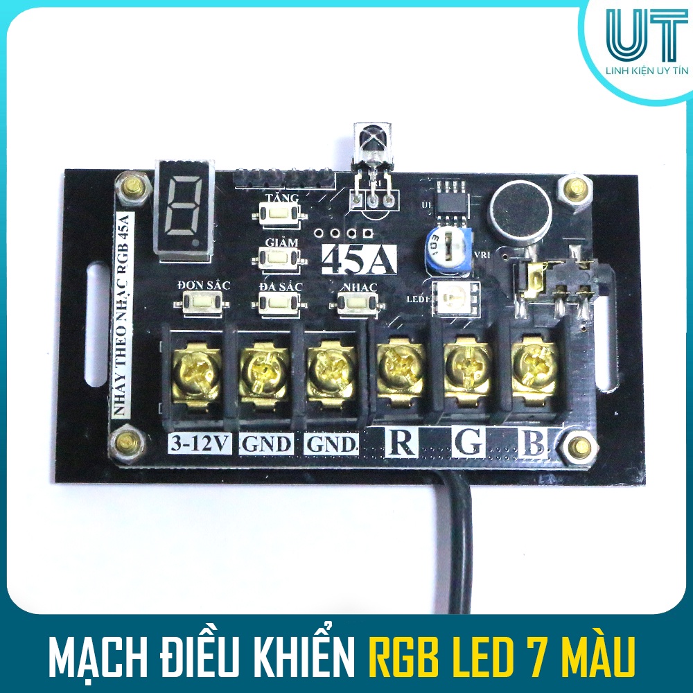 Mạch Điều Khiển LED 7 Màu RGB - Công Suất 45A -  90A OneLED