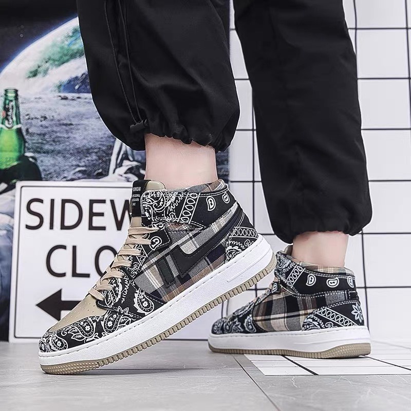 Giày Cao Cổ Nam OFF White phối màu siêu phẩm 2021