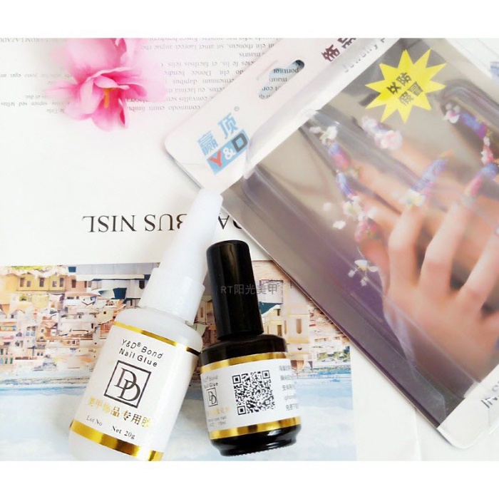 Keo dán móng, keo bê tông Y&D cao cấp gắn phụ kiện nail siêu chắc