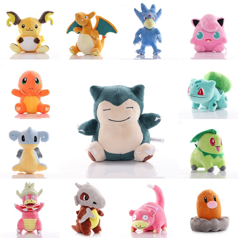 Búp bê nhồi bông anime Pokemon Pikachu 40 kiểu dáng
