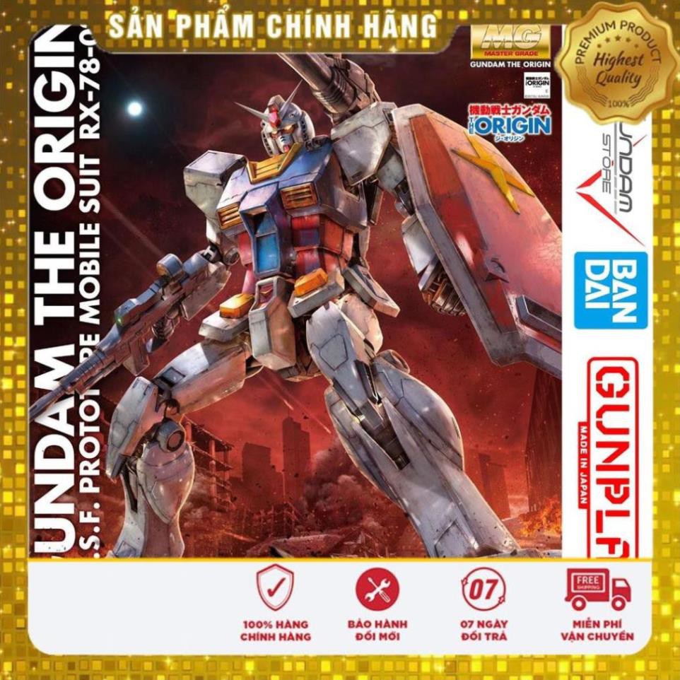 Đồ chơi trẻ em - Mô hình lắp ráp Gundam Bandai Mg Rx-78-2 Origin 1/100 Uc