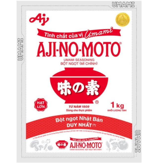 Mì Chính Bột Ngọt AJINOMOTO Hạt Lớn Gói 1kg
