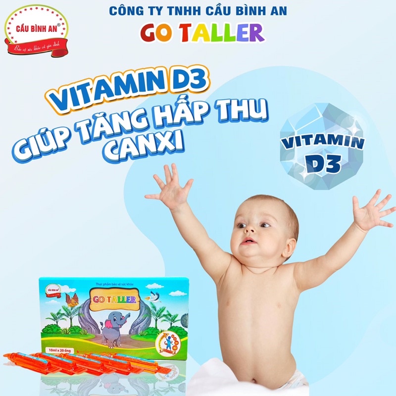 Go Taller Cầu Bình An Tăng Chiều Cao Tích Hợp 5 Dưỡng Chất