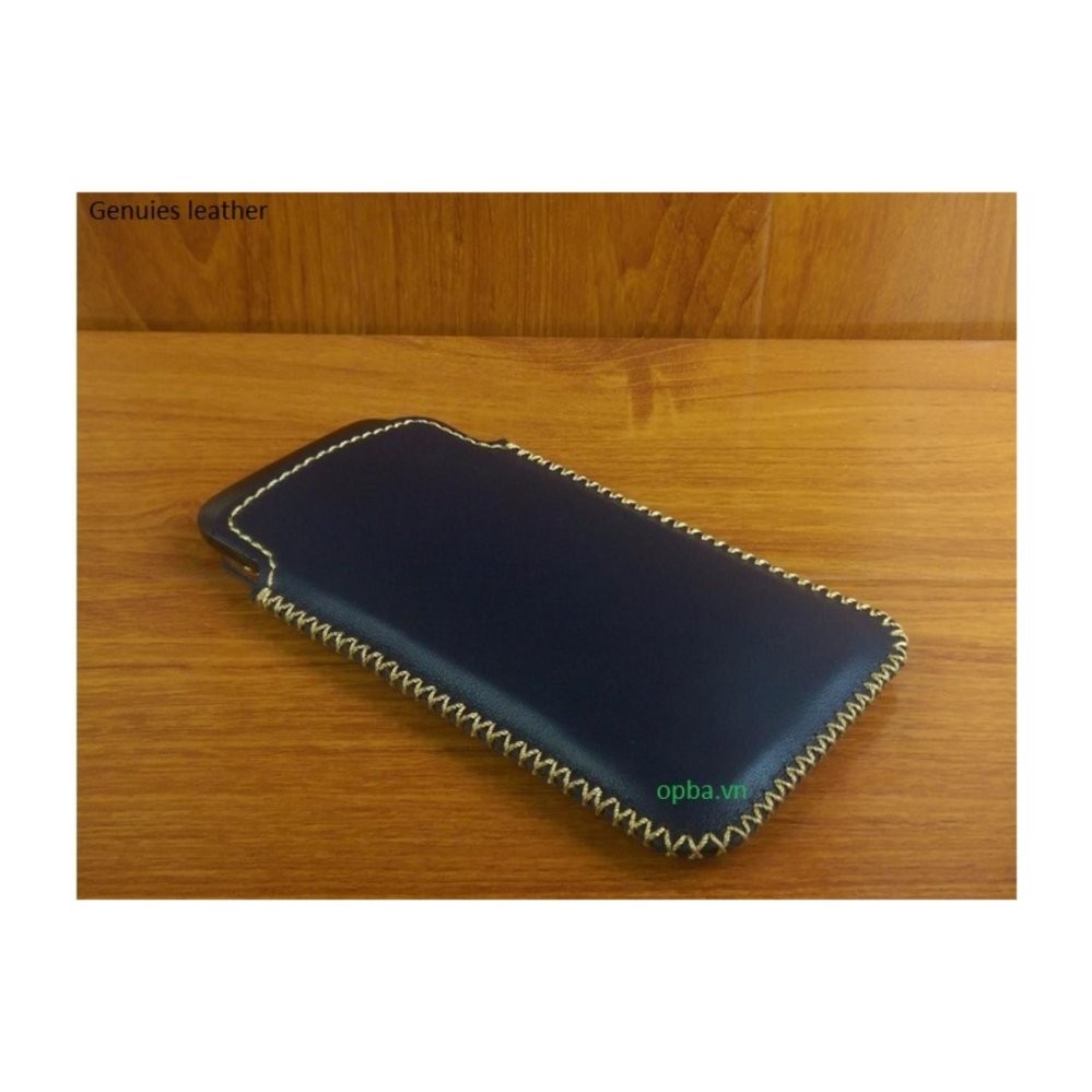 Bao Da Túi Rút IONECASE Moto Z /Z Style Da Bò Màu Xanh