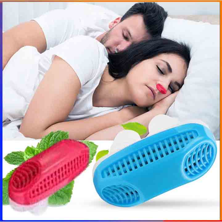 Dụng Cụ Chống Ngáy Ngủ 2 in 1 - Thiết Bị Hỗ Trợ Chống Ngủ Ngáy