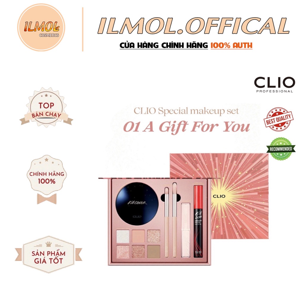 Bộ trang điểm Set make up Clio Special Makeup 6 món - set Clio Make Your Own Confidence Makeup Special