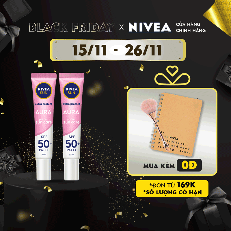 Bộ đôi tinh chất chống nắng sáng da Nivea SFP50+ PA+++ (30ml/chai) - 86014 | BigBuy360 - bigbuy360.vn
