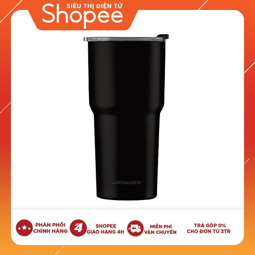 Bình giữ nhiệt Lock&Lock Swing tumbler - 350ml, màu đen LHC4179BLK