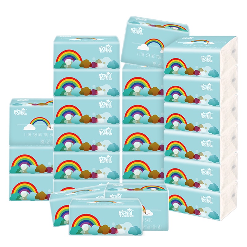 Giấy ăn gói 300 tờ 3 lớp siêu dai BH26