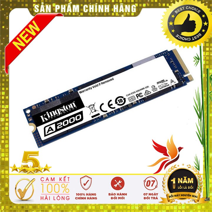 Ổ Cứng SSD m2 Kingston A2000 250GB NVMe PCIe Gen3 x4 chính hãng