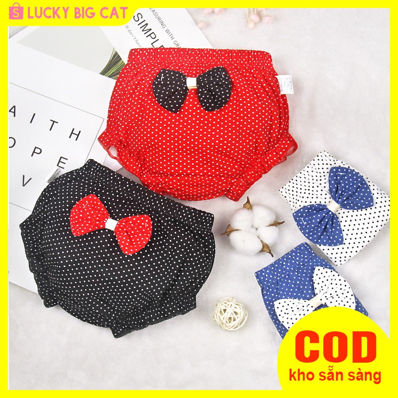 Set 4 quần lót cotton xinh xắn dành cho bé gái