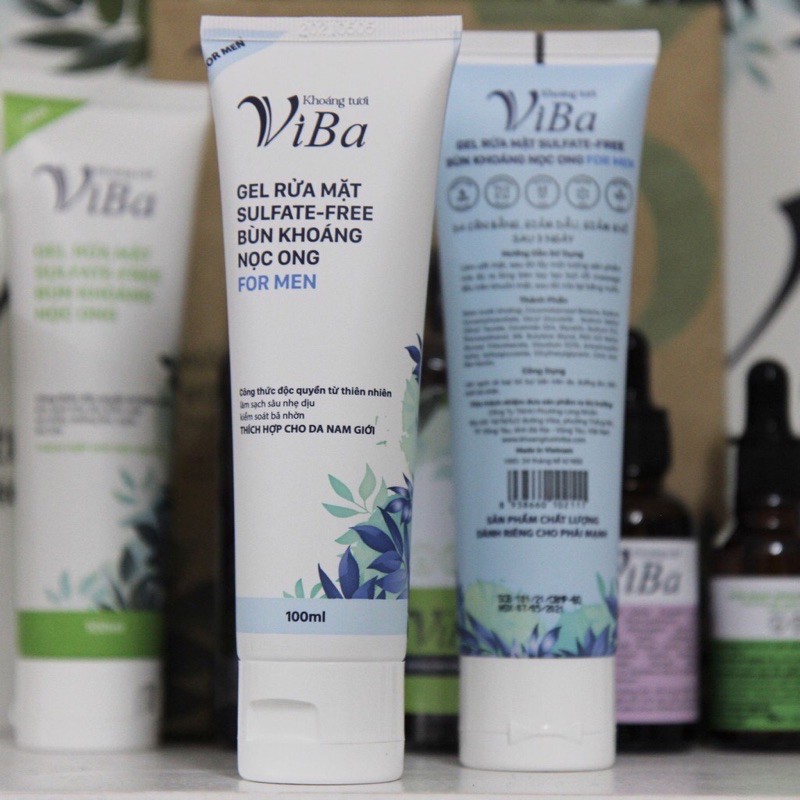 Sữa rửa mặt ViBa formen 30ml và 100ml