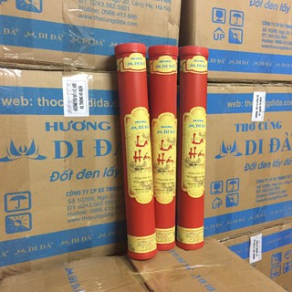 (3 ống = 305 nén) Nhang ống LA HÁN - Hương thơm thảo dược của Rễ cây cỏ Bài, đậu tàn, tàn cong tự nhiên.