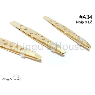 Nhíp Vàng 9 Lỗ