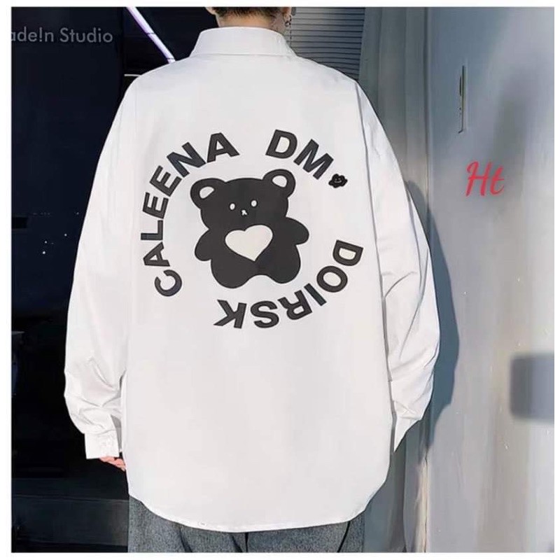 Áo sơ mi gấu tim CARE HT11 | BigBuy360 - bigbuy360.vn