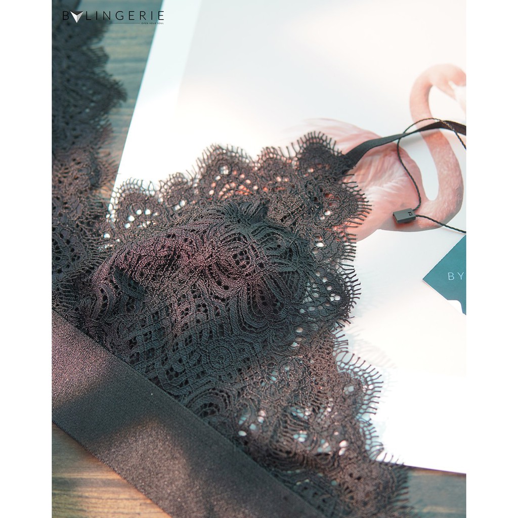 Áo Lót Nữ Không Gọng, Bralette Không Mút, Lingerie Set Sexy Màu Đen | BY LINGERIE | B204 | BigBuy360 - bigbuy360.vn