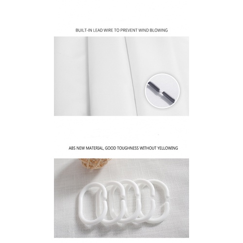 Rèm che nhà tắm bằng polyester chống nước họa tiết thỏ hoạt hình xinh xắn