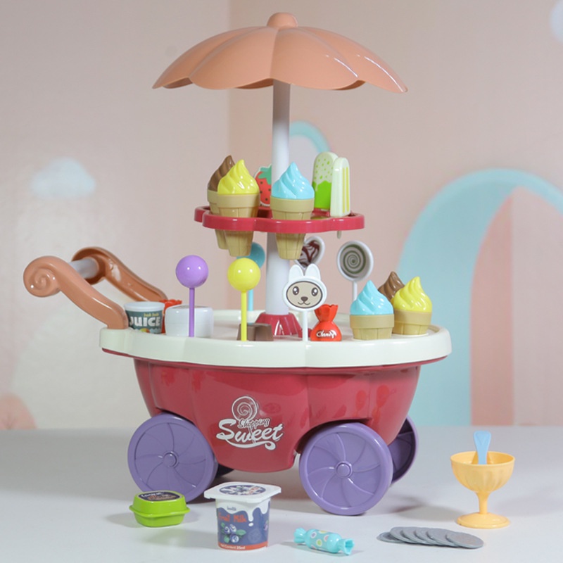 Đồ chơi xếp hình ICE CREAM CAR 623 chi tiết, đồ chơi 1 trong 2, 12 trong 1, lắp ráp xe ô tô bán kem cho bé Thanh Xuân